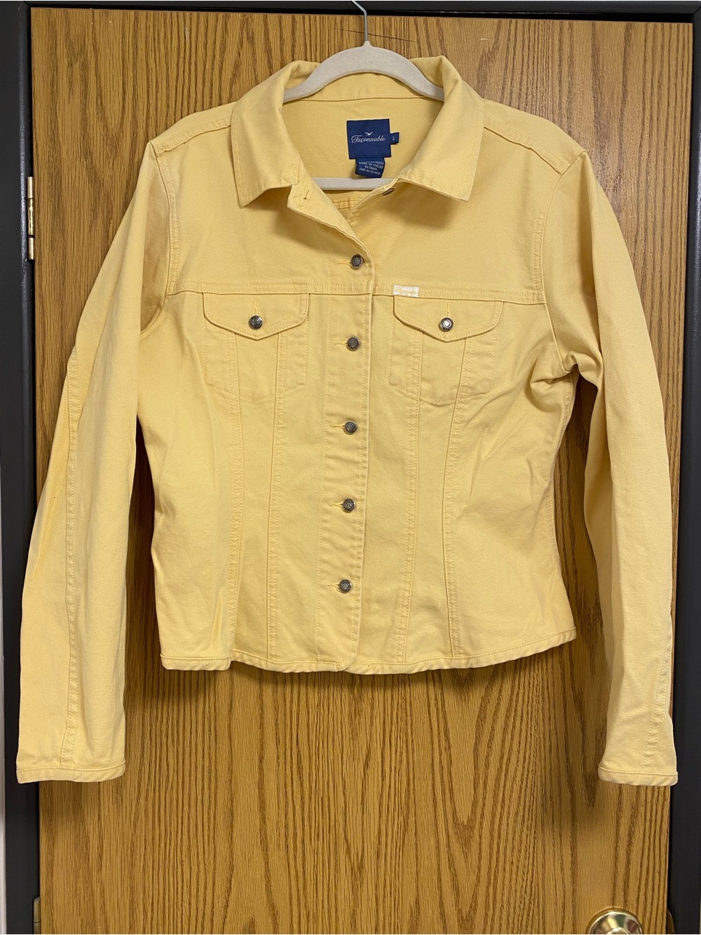 Vintage Faconnable Yellow Jean Jacket (Y2K Era)